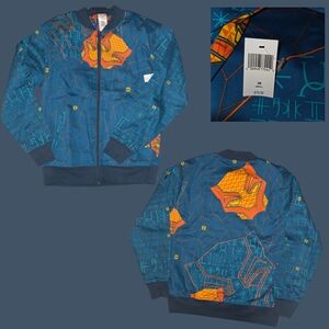 Marvel Blue and Orange Panther Patterned Jacket
